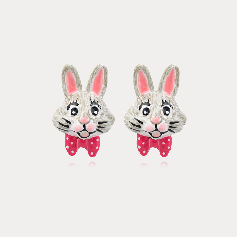 Easter Rabbit Stud Earrings
