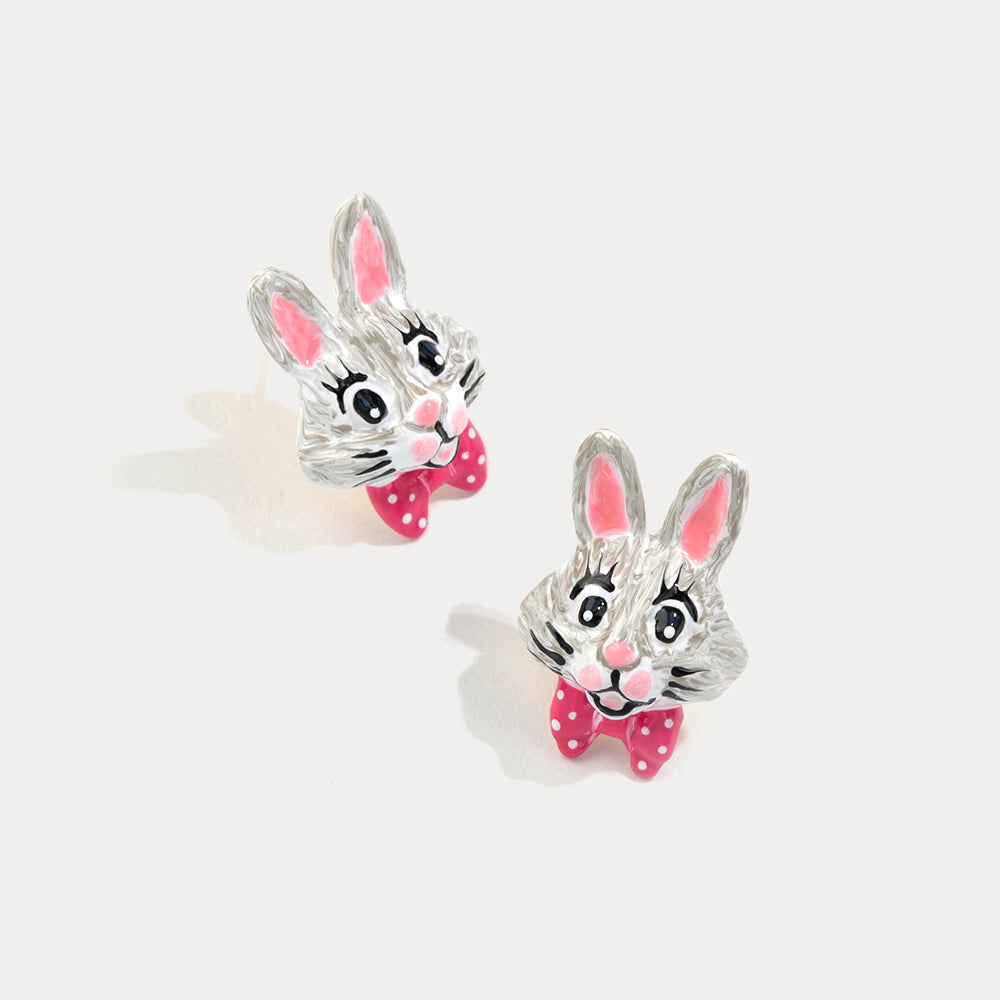 Easter Rabbit Stud Earrings