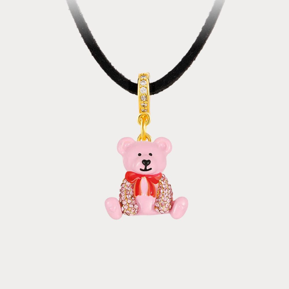 Candy Bear Pendant Choker