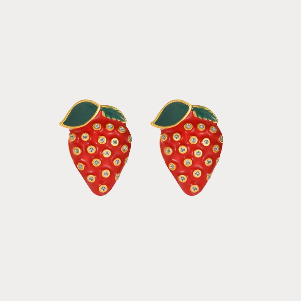 Strawberry Stud Earrings