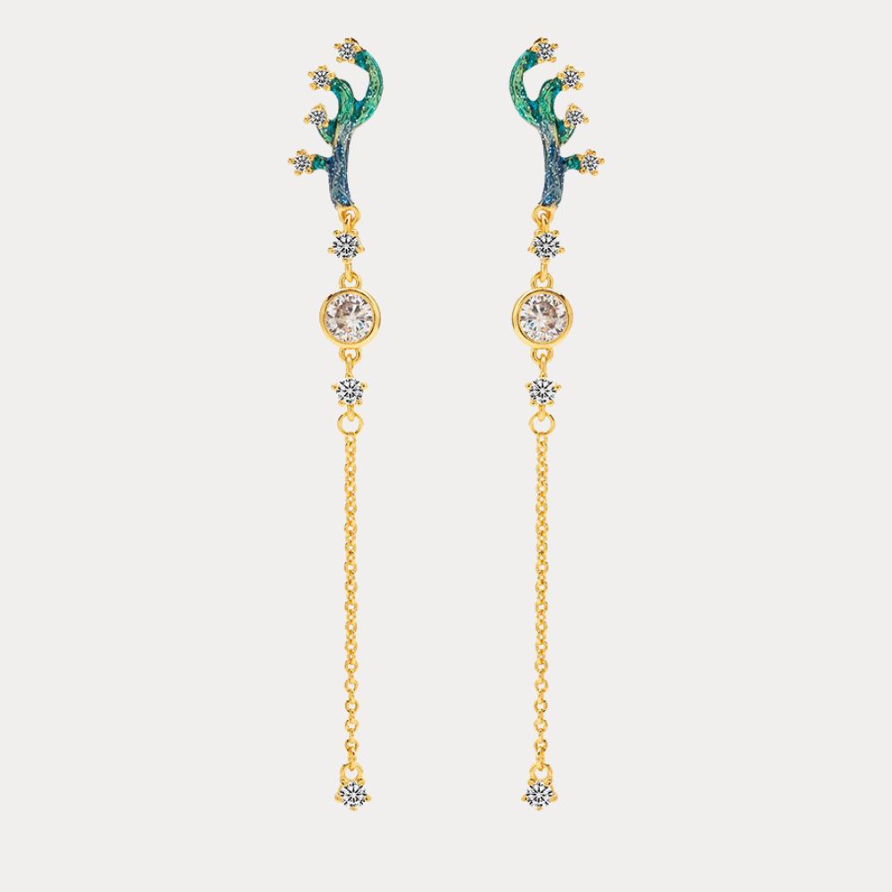 Starry Deer Antler Earrings