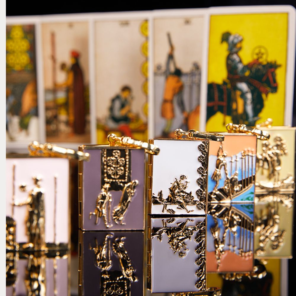Tarot Locket Pendant Set A