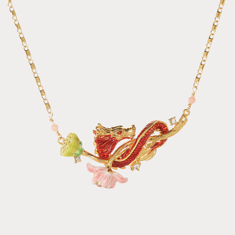Dragon Lotus Necklace