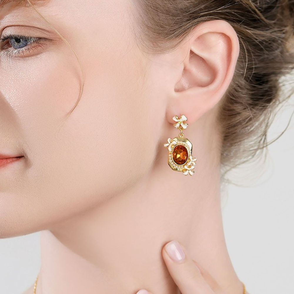 Osmanthus Fragrans Dangling Earrings