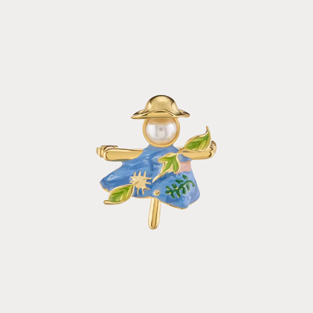 Scarecrow Brooch