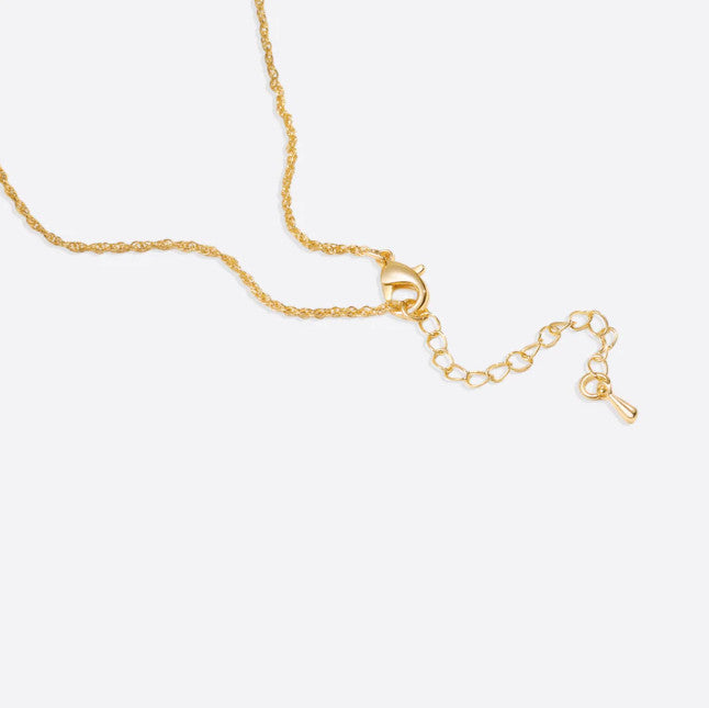 Floral Cross Birth Flower Neckalce