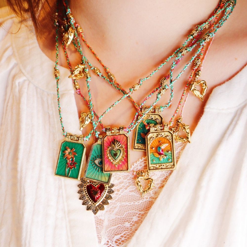 Bohemian Tarot Card Necklace