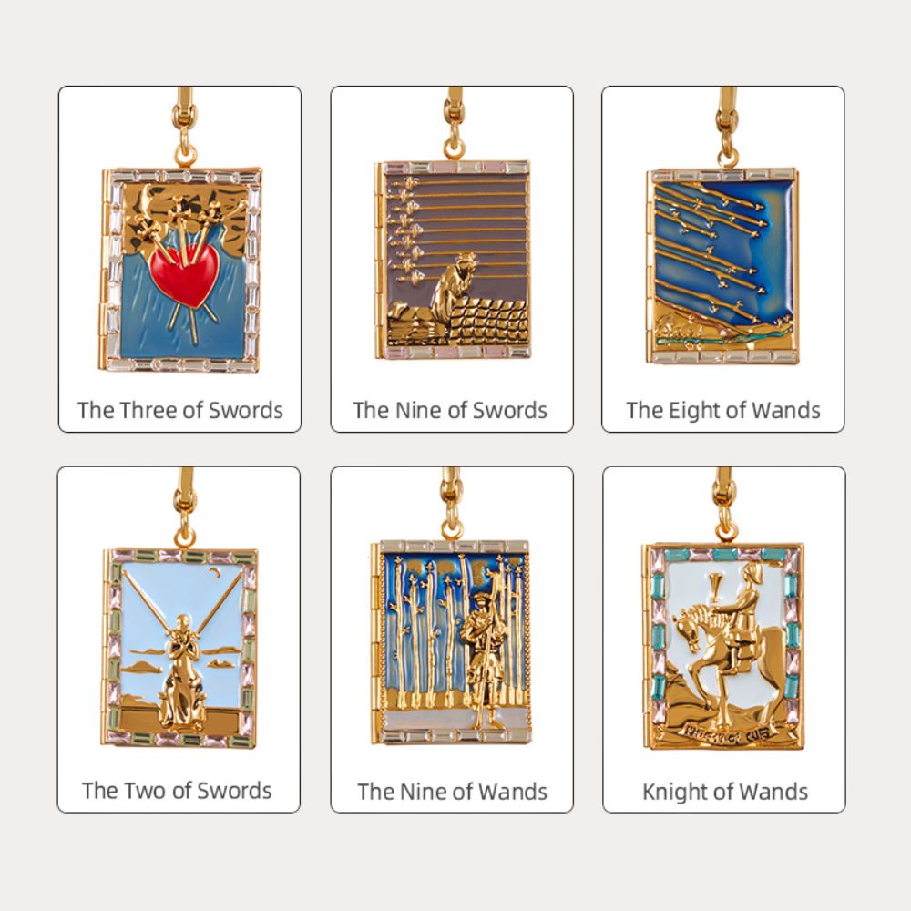 Tarot Locket Pendant Set G