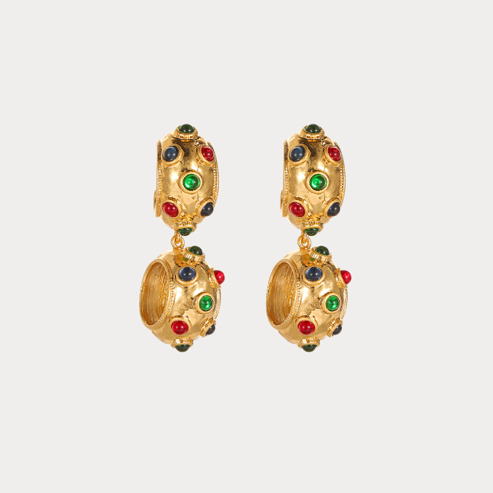 Vintage Dome Hoop Earrings