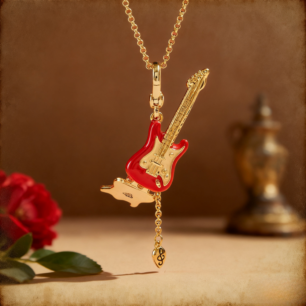 Guitar Charm Pendant