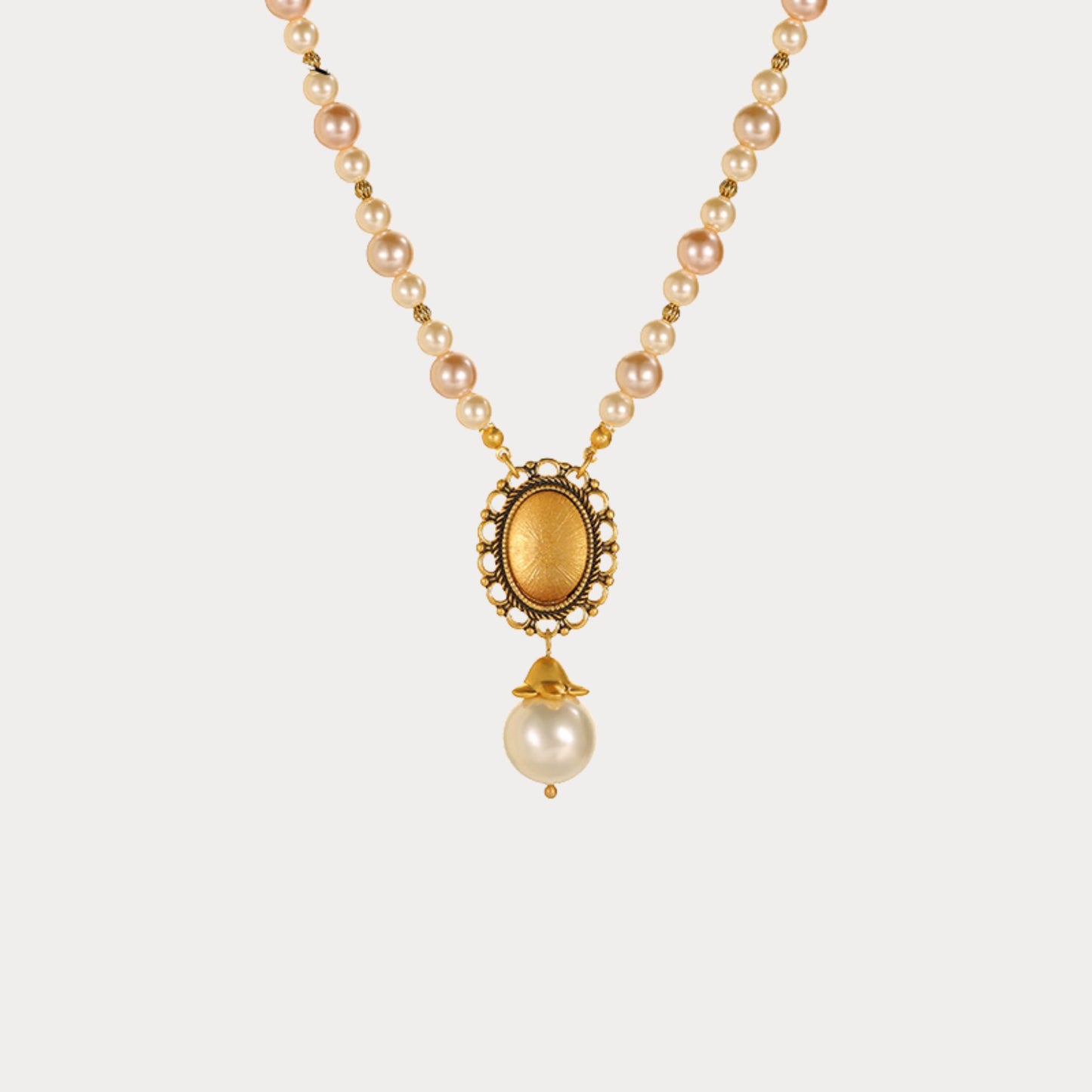 Vintage Lustrous Pearl Necklace