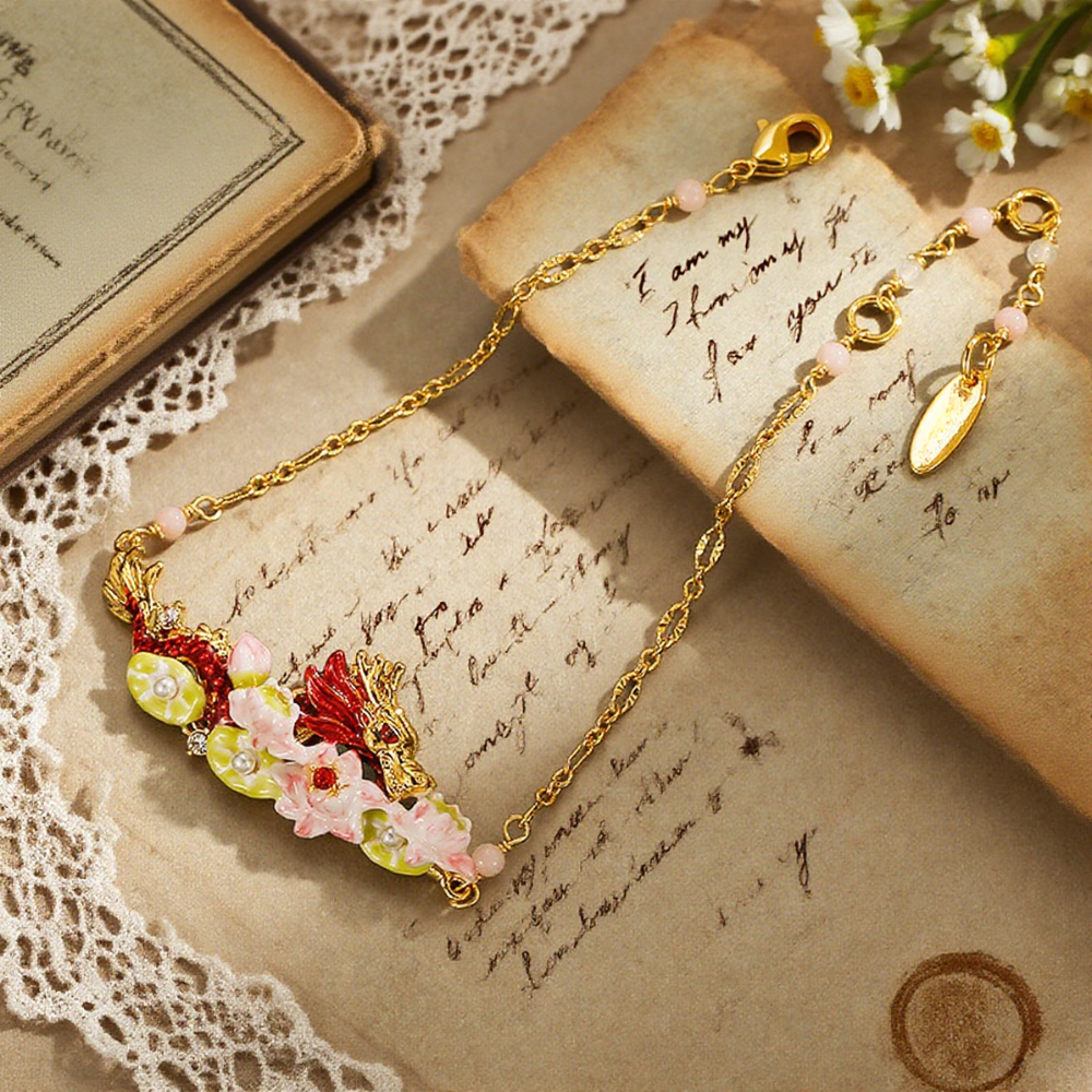 Dragon Lotus Bracelet