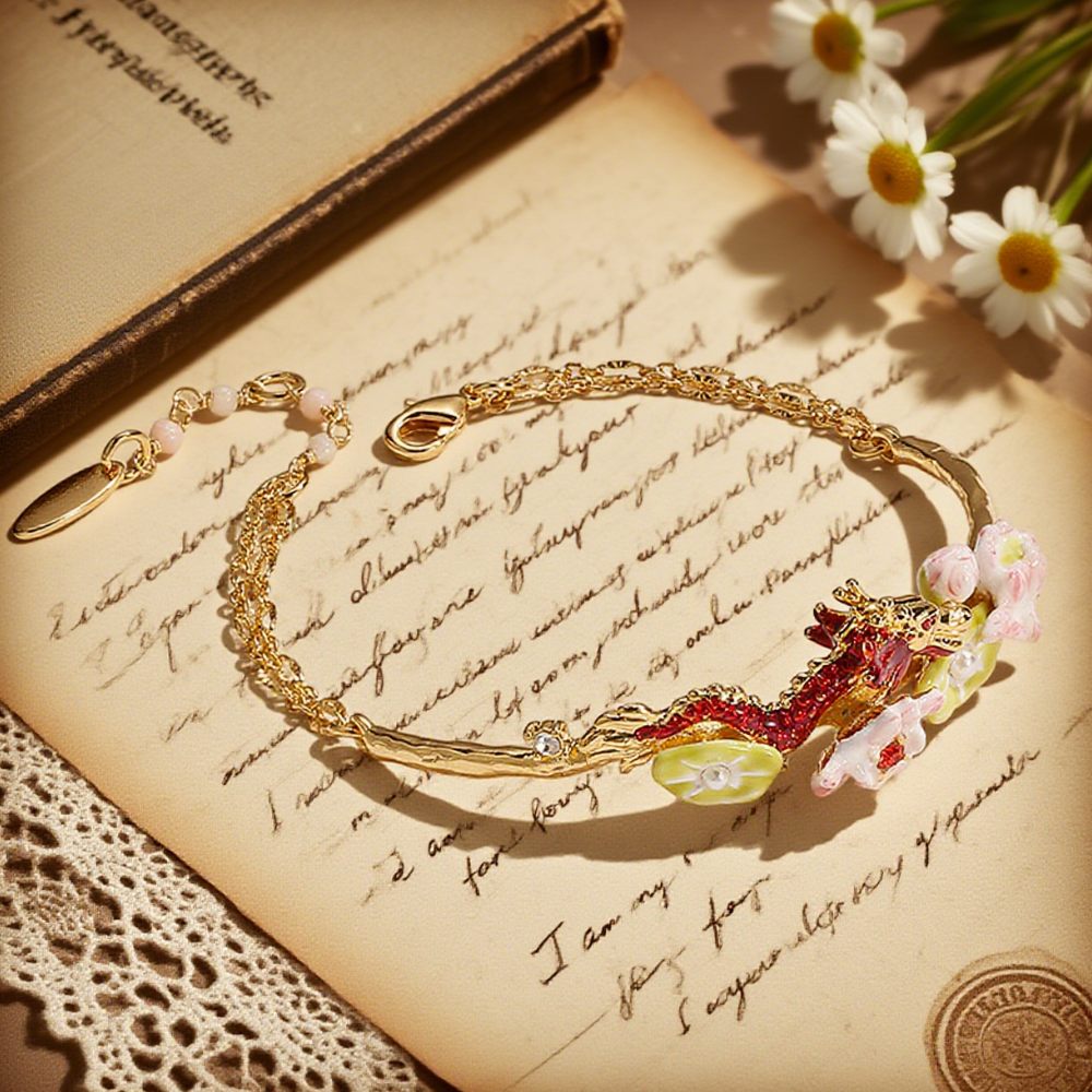 Dragon Lotus Bracelet