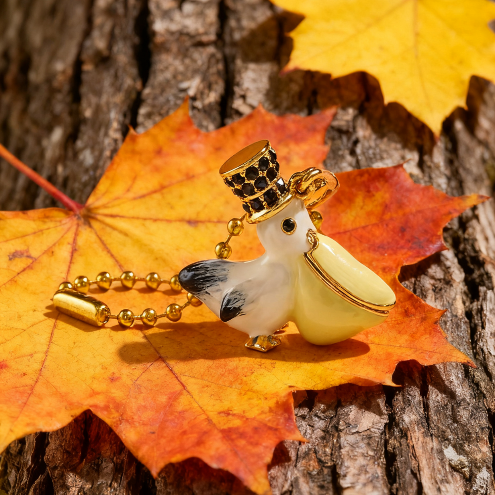Pelican Charm Pendant
