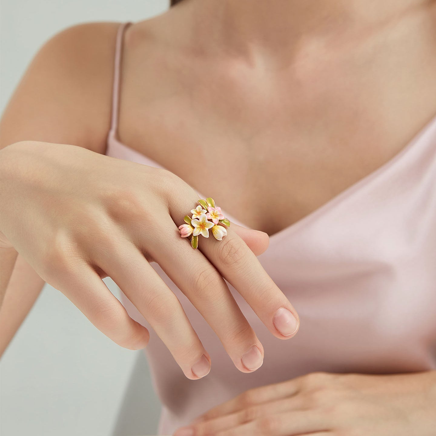 Plumeria Ring