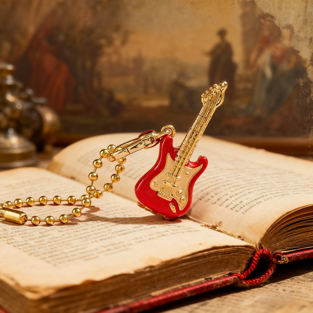 Guitar Charm Pendant