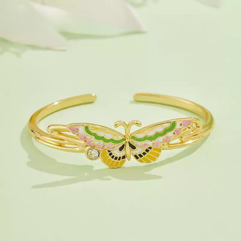 Butterfly Bangle Bracelet