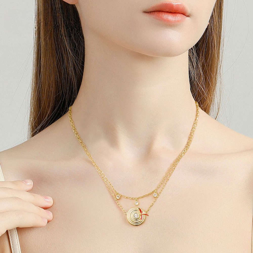 Aqua Dragonfly Necklace