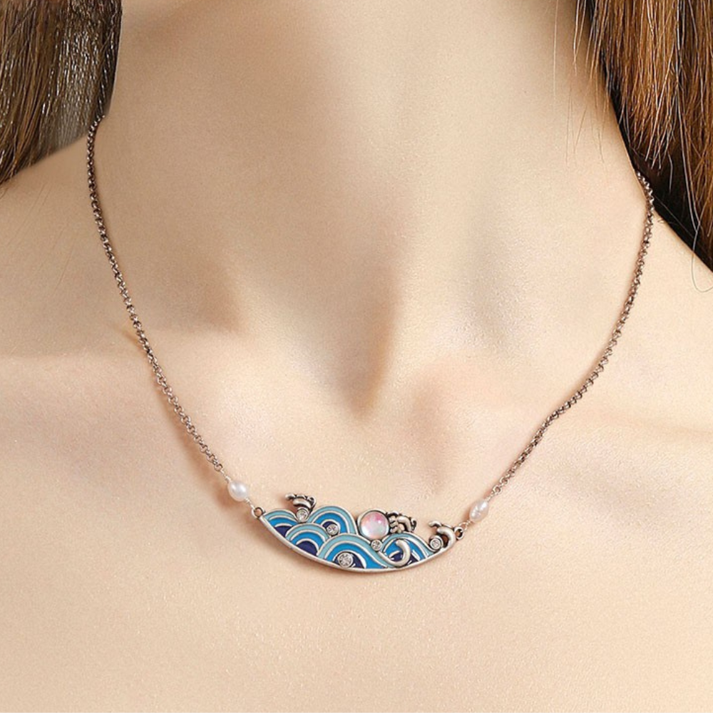 Moonlit Ocean Necklace