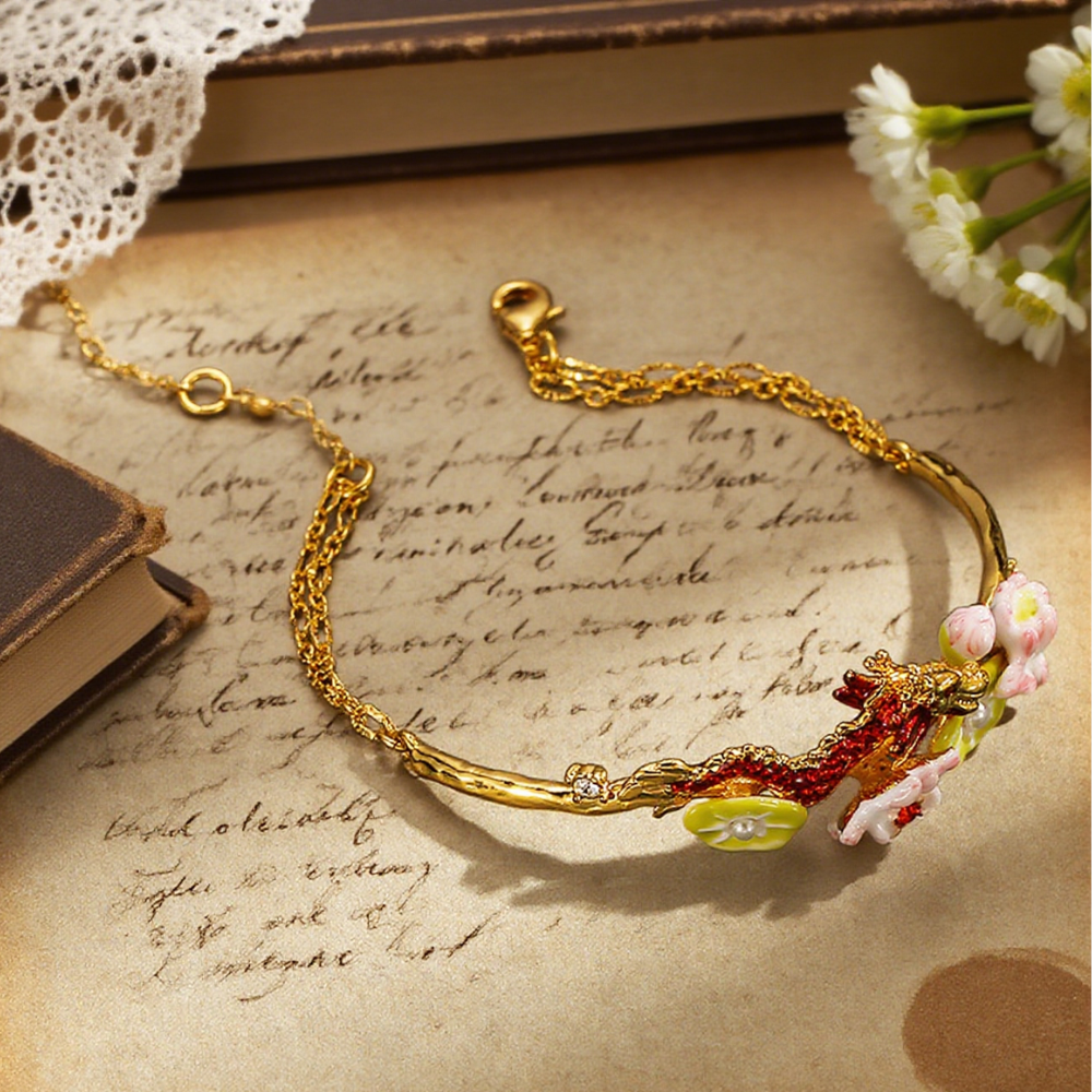Dragon Lotus Bracelet