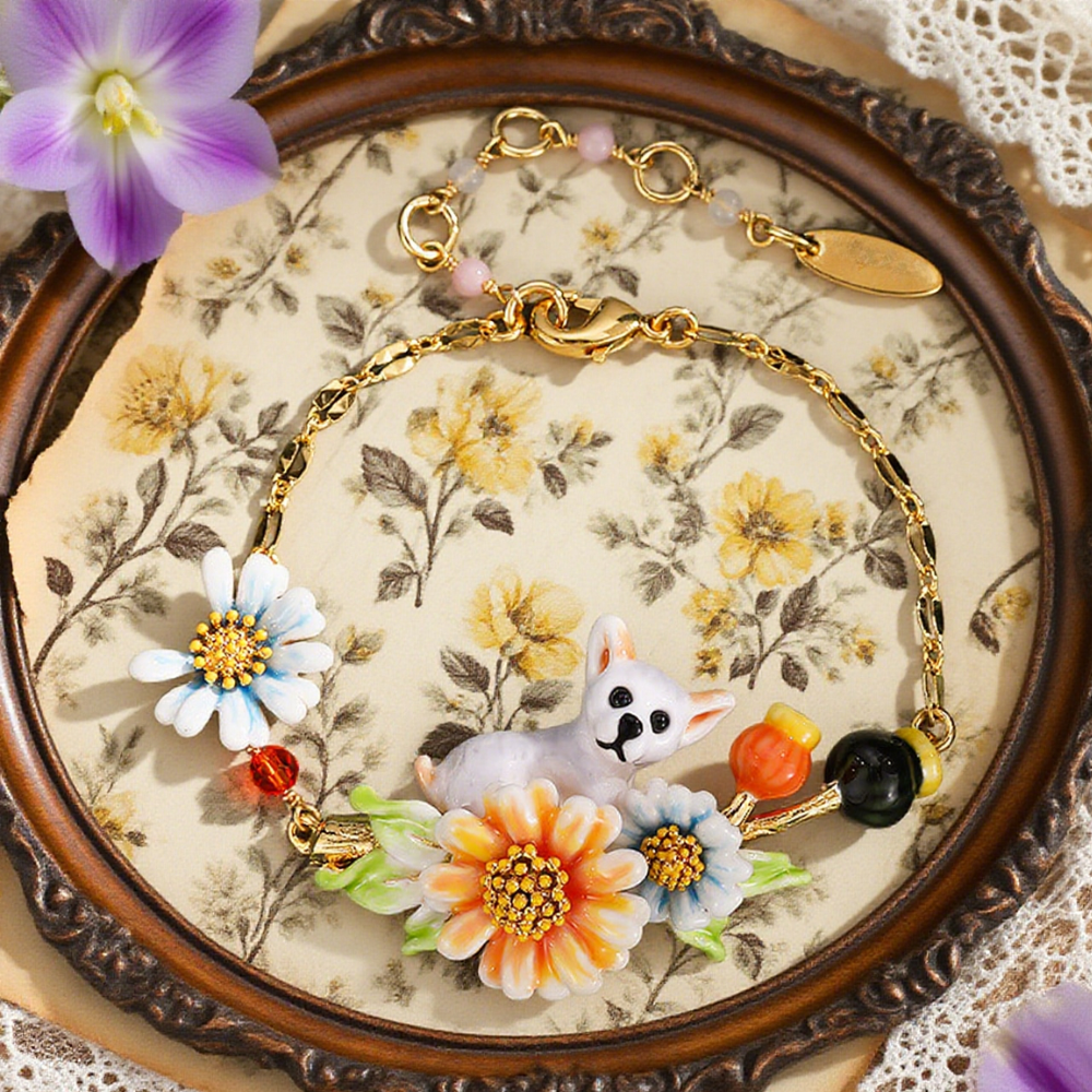 Dog Daisy Bracelet