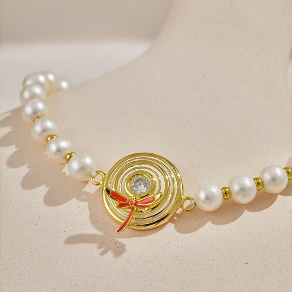 Aqua Dragonfly Bracelet