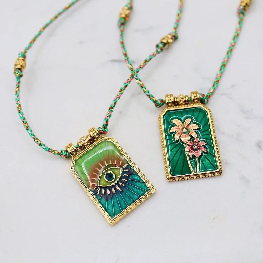 Bohemian Tarot Card Necklace