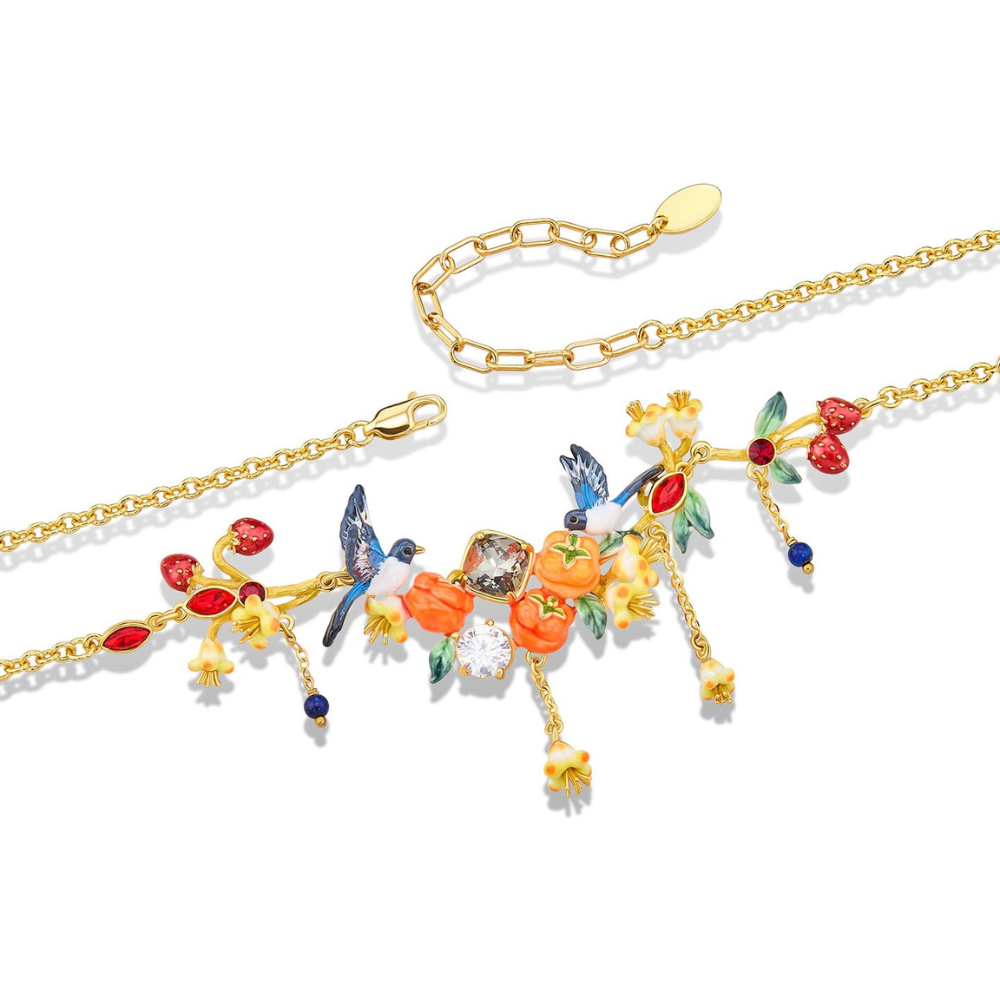 Persimmon Magpie Necklace