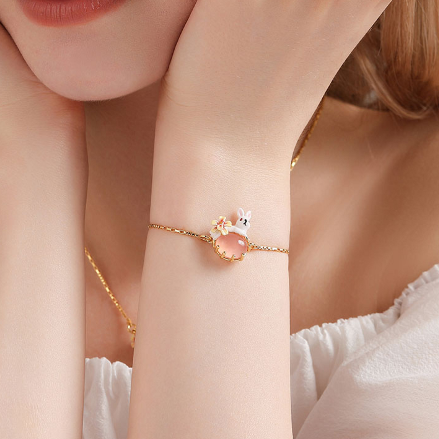 Blossom Bunny Charm Bracelet