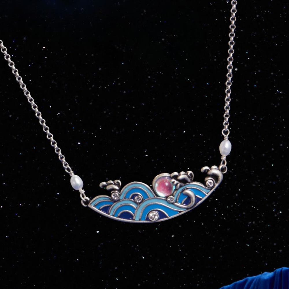 Moonlit Ocean Necklace