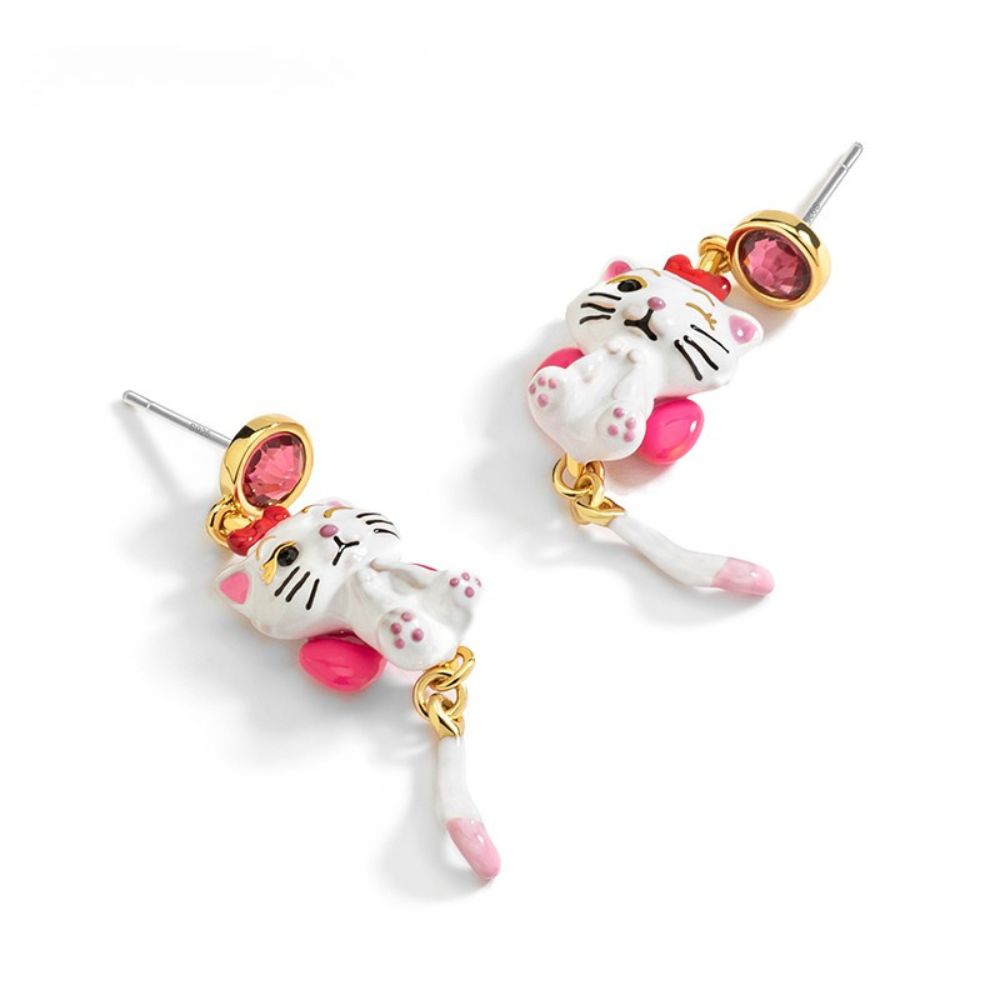 Lucky Cat Earrings