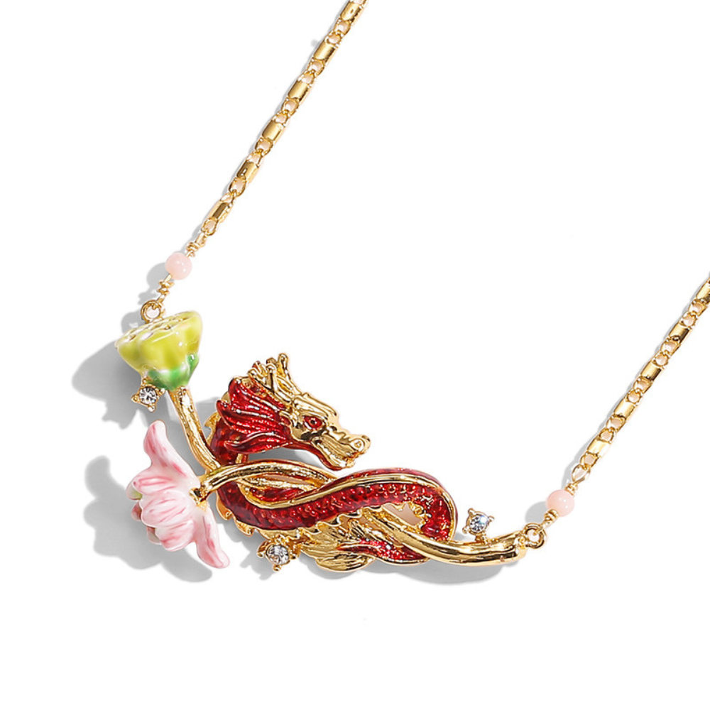 Dragon Lotus Necklace
