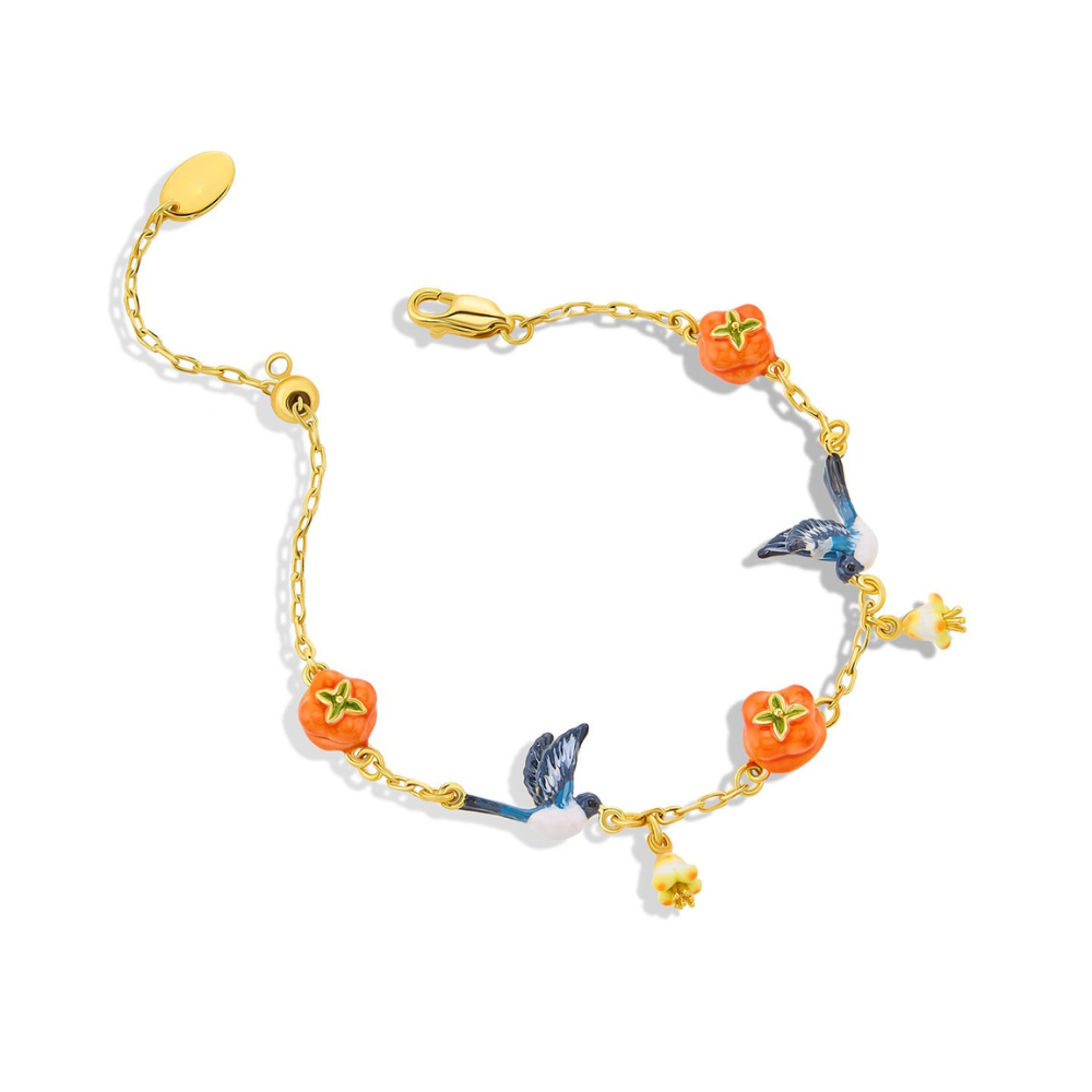 Persimmon Magpie Bracelet