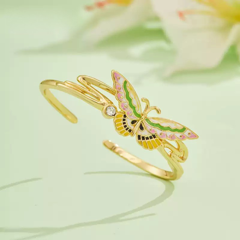 Butterfly Bangle Bracelet