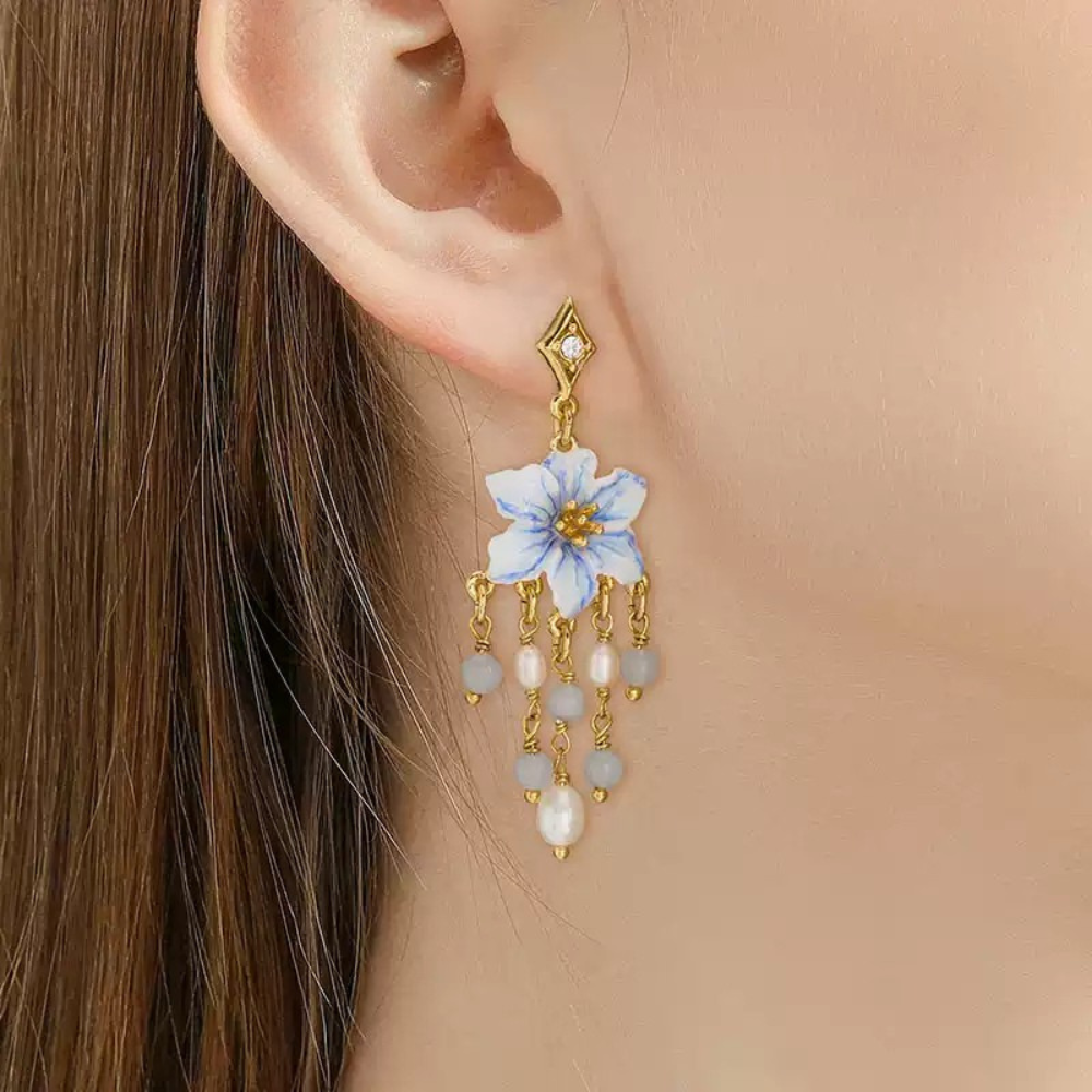 Tulip Tassel Earrings