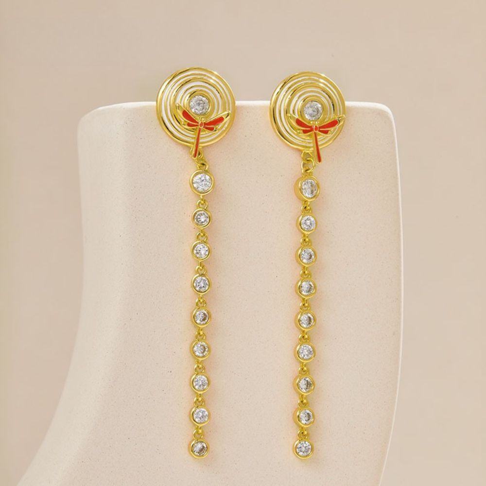 Aqua Dragonfly Earrings