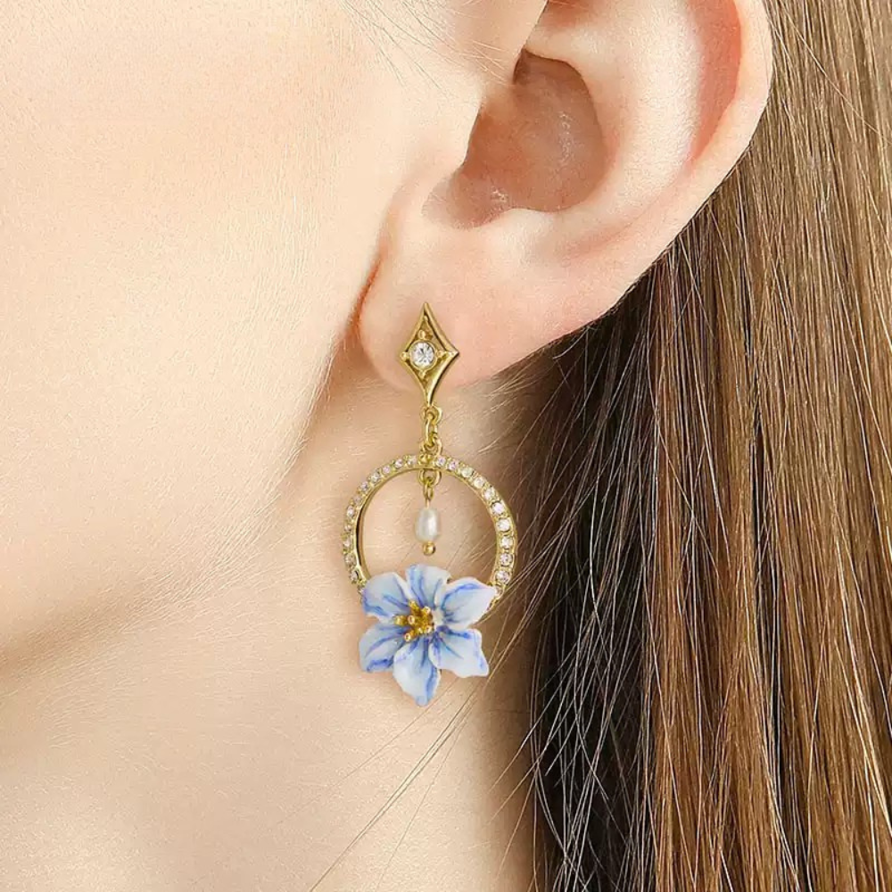 Tulip Hoop Earrings