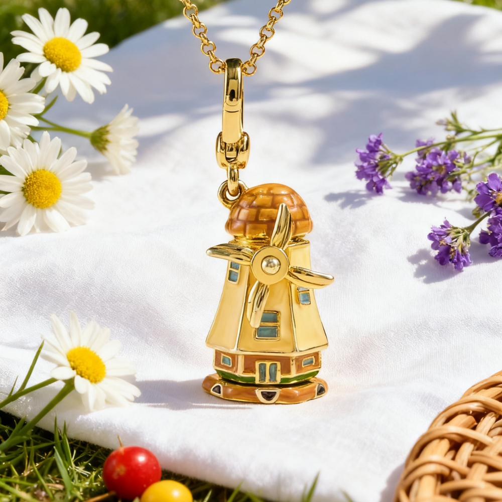 Windmill Charm Pendant