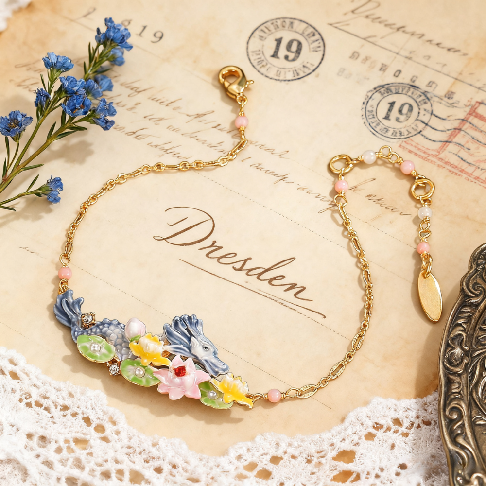 Dragon Lotus Bracelet