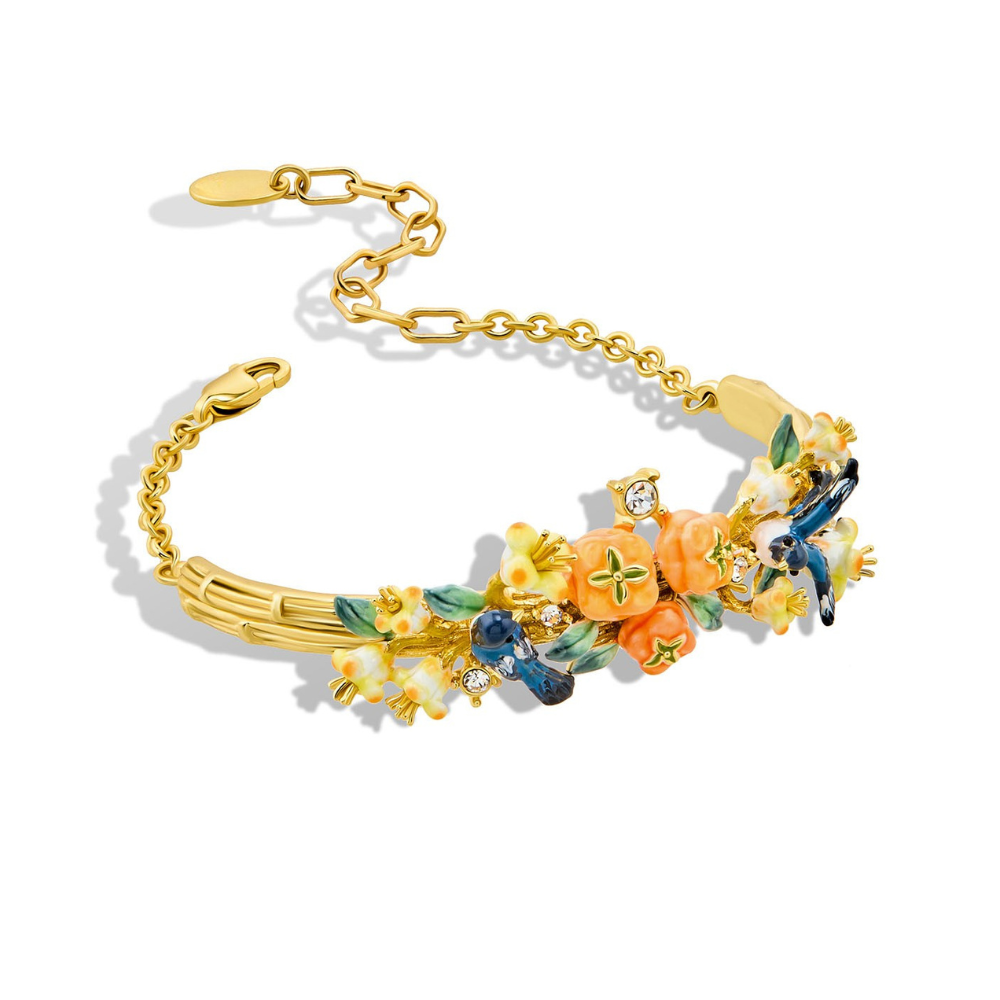 Persimmon Magpie Bracelet