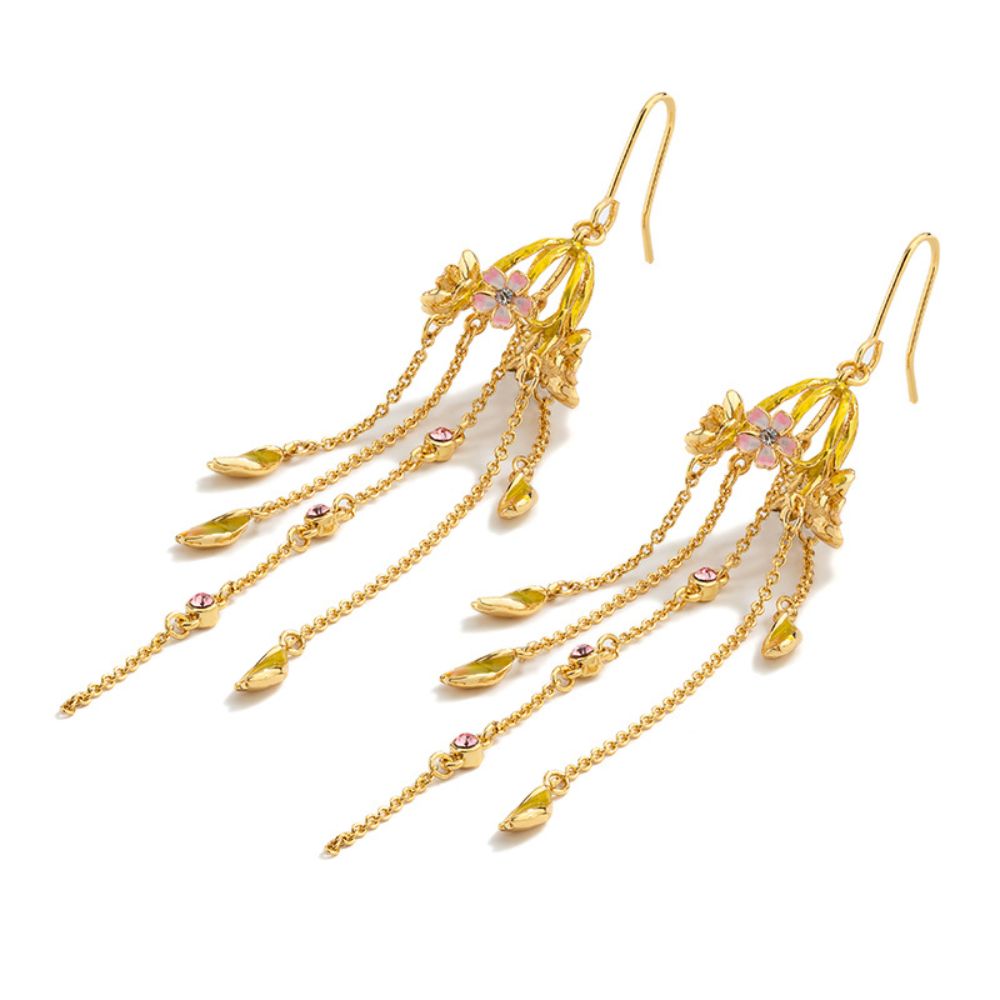 Sakura Tassel Earrings