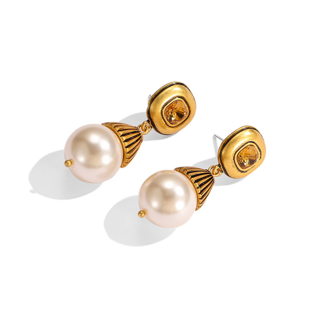 Vintage Pearl Earrings