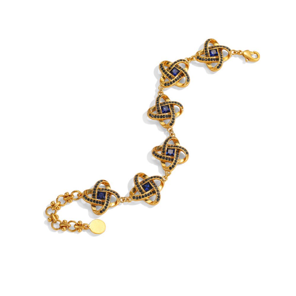 Vintage Midnight Knot Bracelet