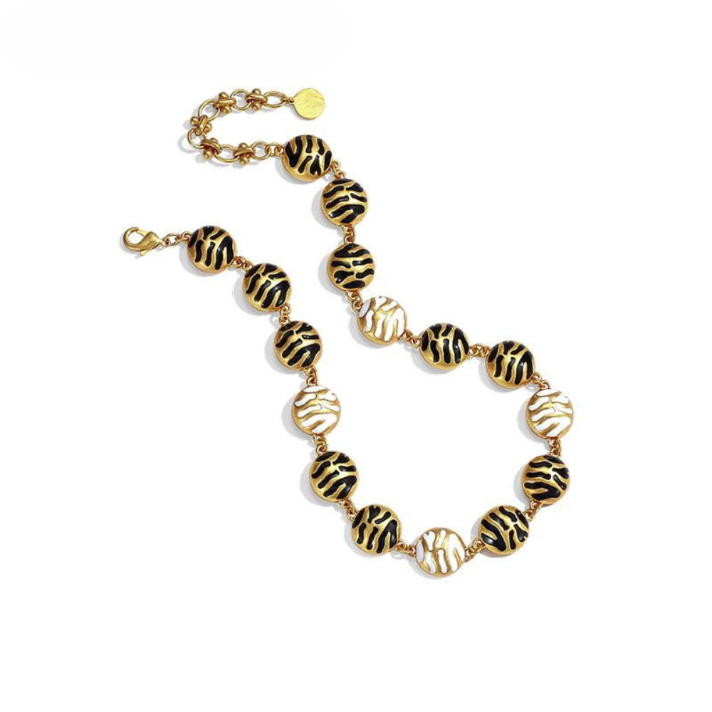 Vintage Stripe Necklace