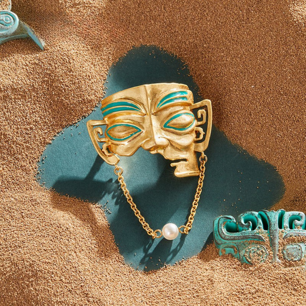 Bronze Echoes Brooch