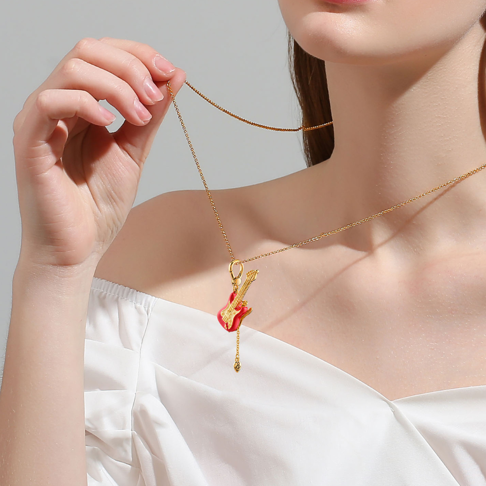 Guitar Charm Pendant