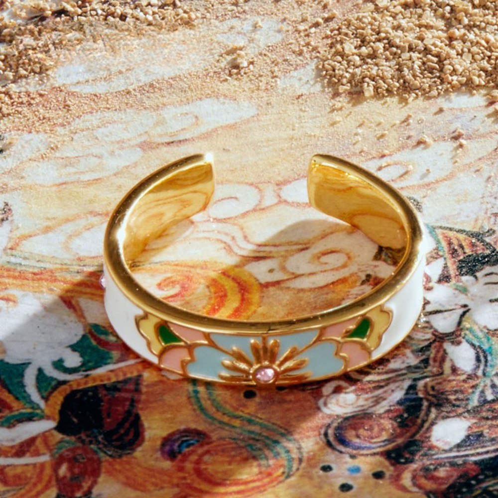 Zen Floral Symphony Ring