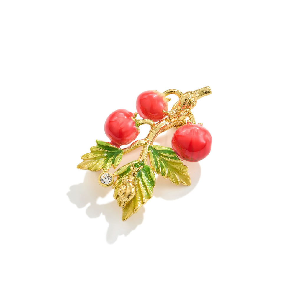 Tomato Brooch