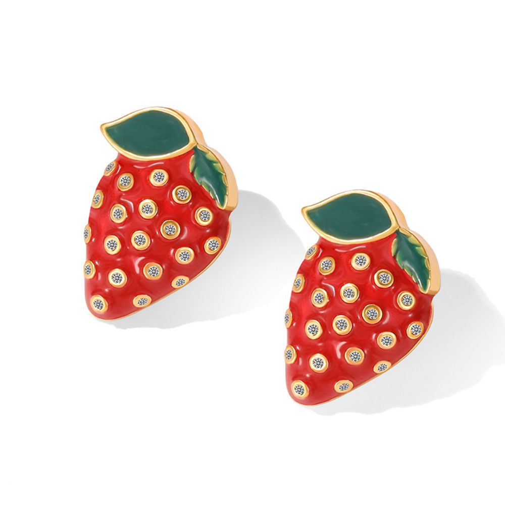 Strawberry Stud Earrings