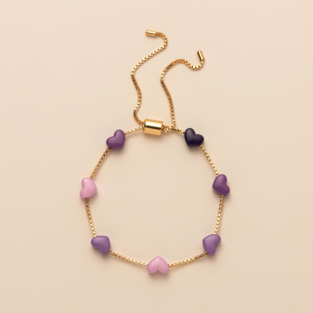 Heart Charm Bracelet